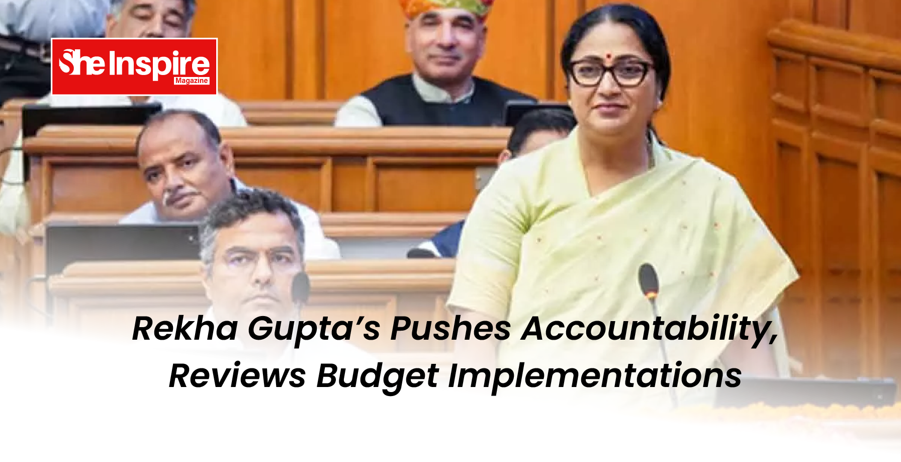 Rekha Gupta’s Pushes Accountability, Reviews Budget Implementations